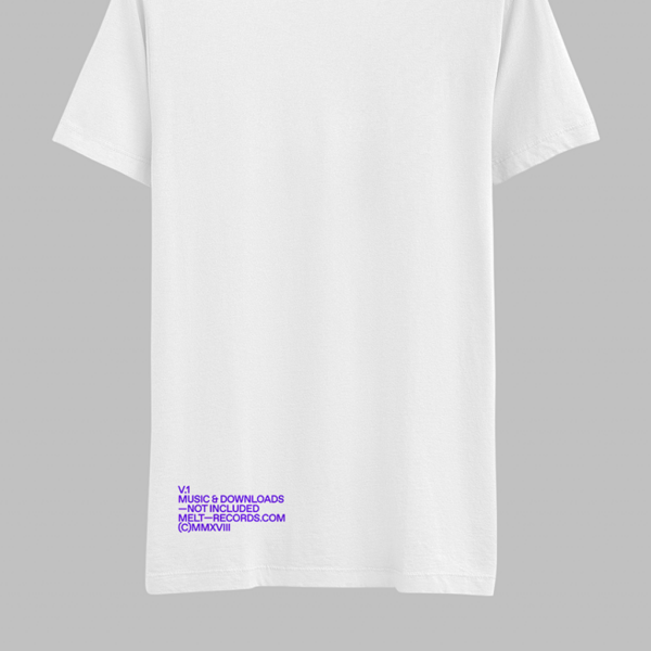 Melt Records T-Shirt (V.1) - White | Melt Records