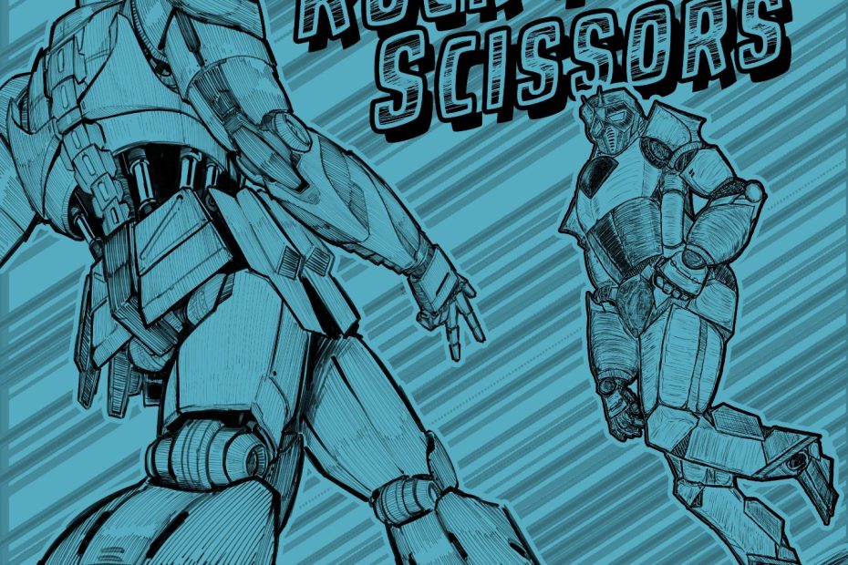 The Queens - Rock Paper Scissors (cover art) | Melt Records